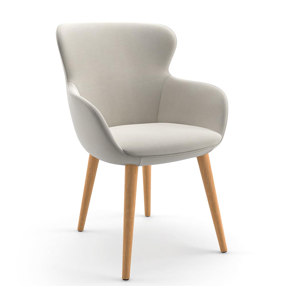 860-L22<br>Taylor Arm Chair<br>Four Leg Wood